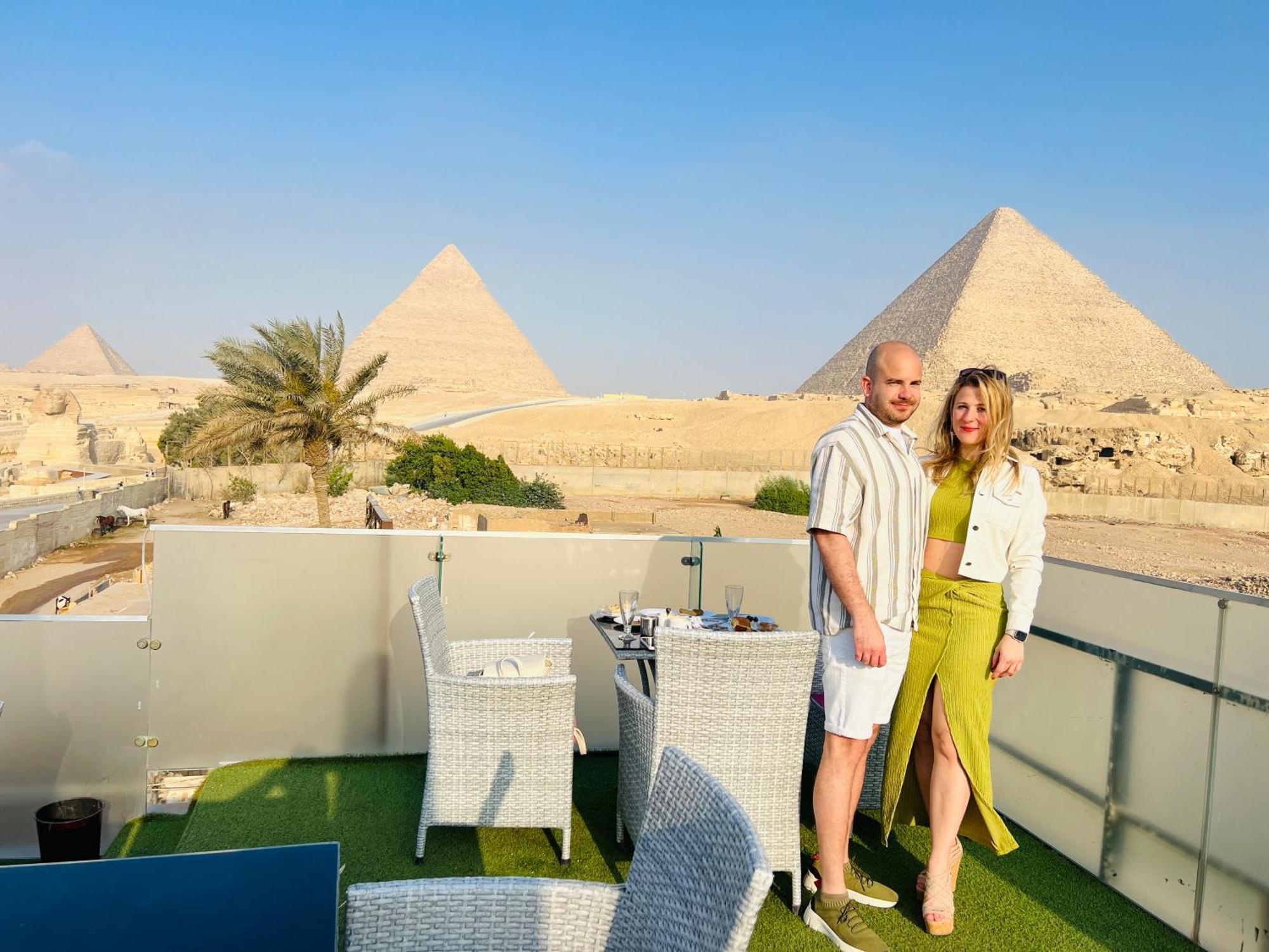 Отель Blue Scarab Pyramids View Каир Экстерьер фото