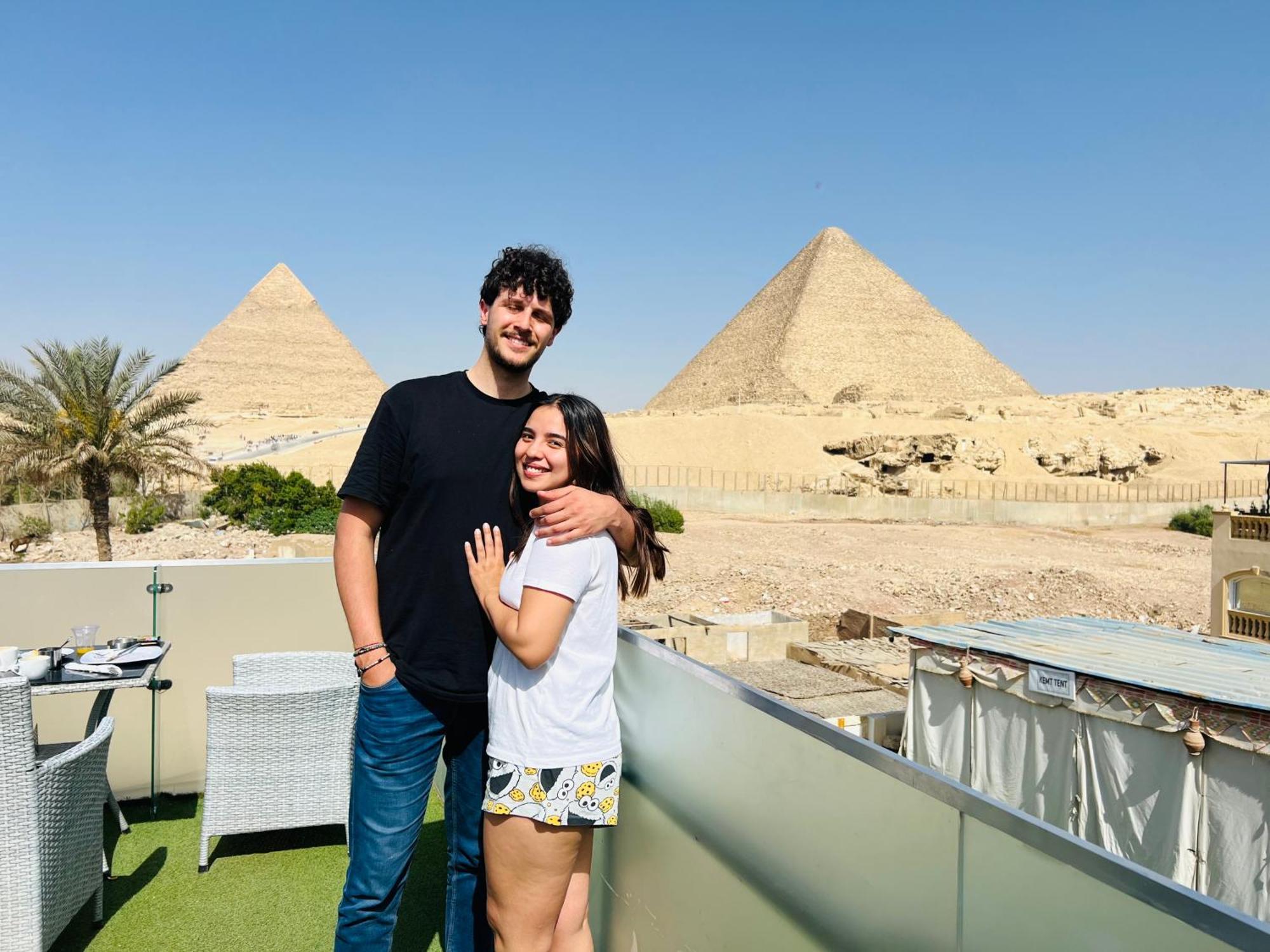 Отель Blue Scarab Pyramids View Каир Экстерьер фото